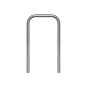 Verzinkt stalen beschermbeugel Ø60 mm, 700x1200 mm, voor betonverankering, zonder tussenbuis.