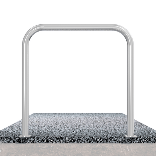 Beschermbeugel Ø60 mm | Verzinkt staal | Op voetplaat | Zonder tussenbuis