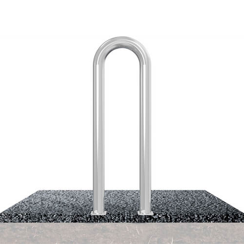 Beschermbeugel Ø76 mm | Verzinkt staal | Op voetplaat