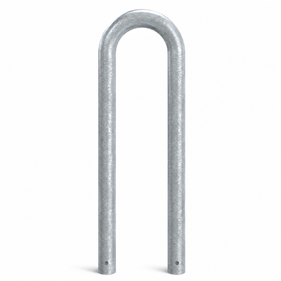 Verzinkt stalen beschermbeugel Ø76 mm, U-vormig, voor verankering in beton.