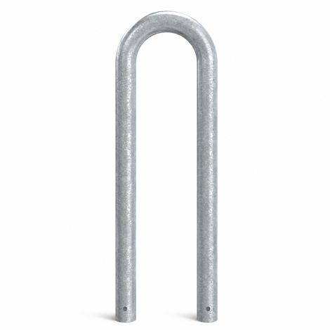 Verzinkt stalen beschermbeugel Ø76 mm, U-vormig, voor verankering in beton.