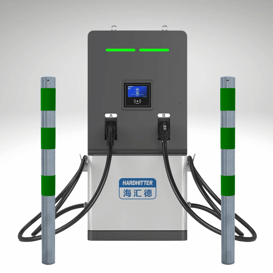 Beschermpaal Ø76 mm | Verzinkt-groen | Voor betonverankering of op voetplaat