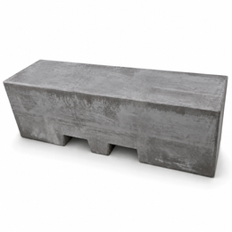 Betonnen afzetblok 820 kg antraciet met lepelgaten