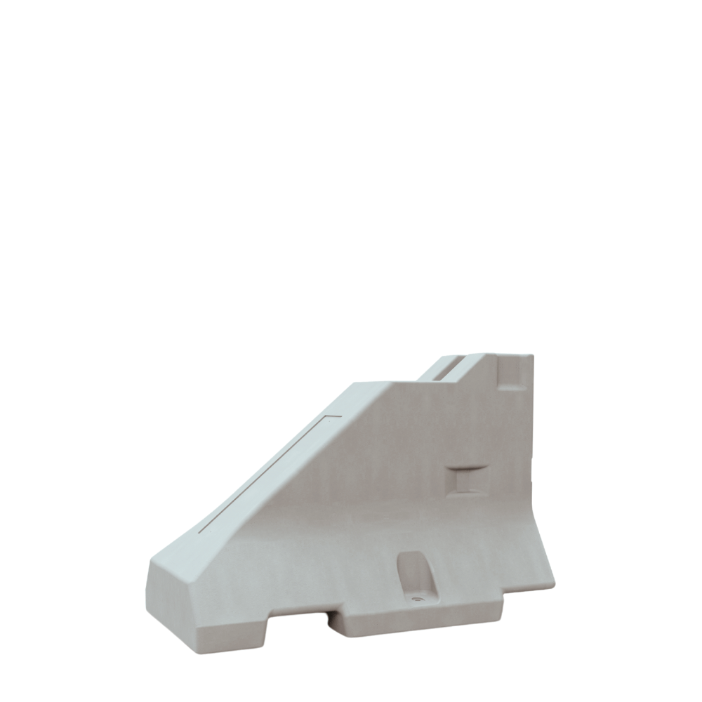 Betonnen jersey barrier | 750 kg | Begin- en eindelement