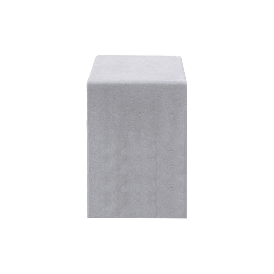 Betonnen poef grijs beton | 315 kg | 450x450x650 mm