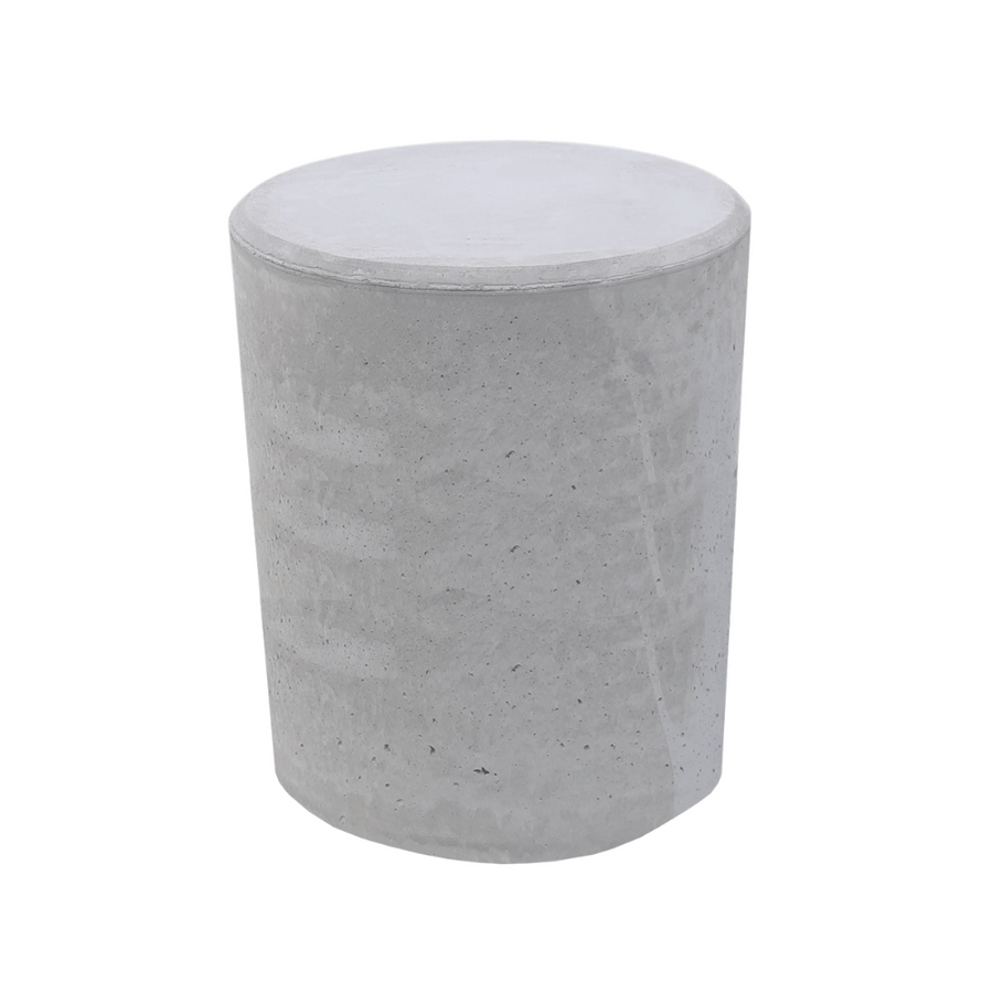 Betonnen poef grijs beton | 280 kg | Ø500x600 mm