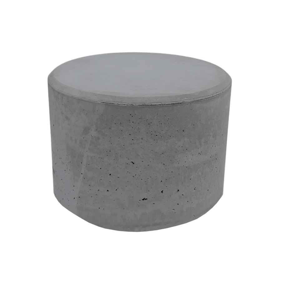 Betonnen poef antraciet beton | 400 kg | Ø650x500 mm