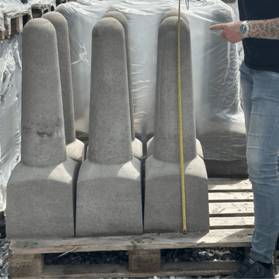 Betonnen sierpaal | Grijs of antraciet | Ook met kettingogen