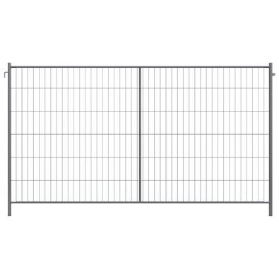 Gegalvaniseerd bouwhek Profi-M, 350x200 cm, met fijne maas 70x300 mm.