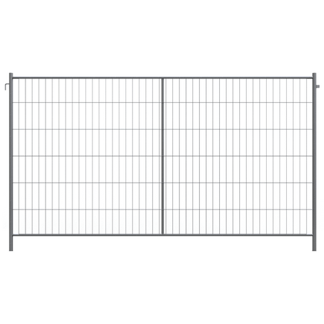 Gegalvaniseerd bouwhek Profi-M, 350x200 cm, met fijne maas 70x300 mm.