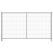 Gegalvaniseerd Bouwhek Profi-P, 350x200cm, met maas 100x300mm, voor tijdelijke omheining.