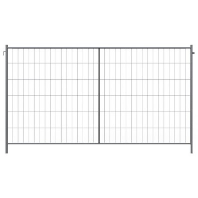 Gegalvaniseerd Bouwhek Profi-P, 350x200cm, met maas 100x300mm, voor tijdelijke omheining.
