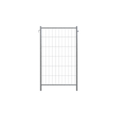 Gegalvaniseerd bouwhek, 120x200 cm, met haak en oog, voor professionele terreinafscheiding.