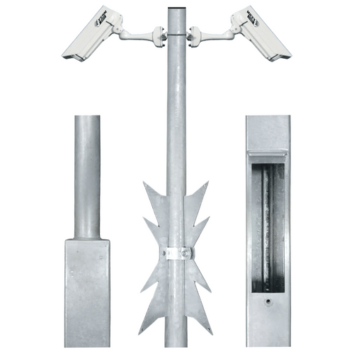 Cameramast | 4 tot 8 meter | Grond- of vloermontage