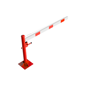 Draaiboom | 150-350 cm | Op voetplaat met slotopties