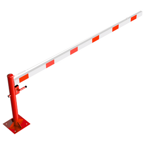 Draaiboom | 150-350 cm | Op voetplaat met slotopties