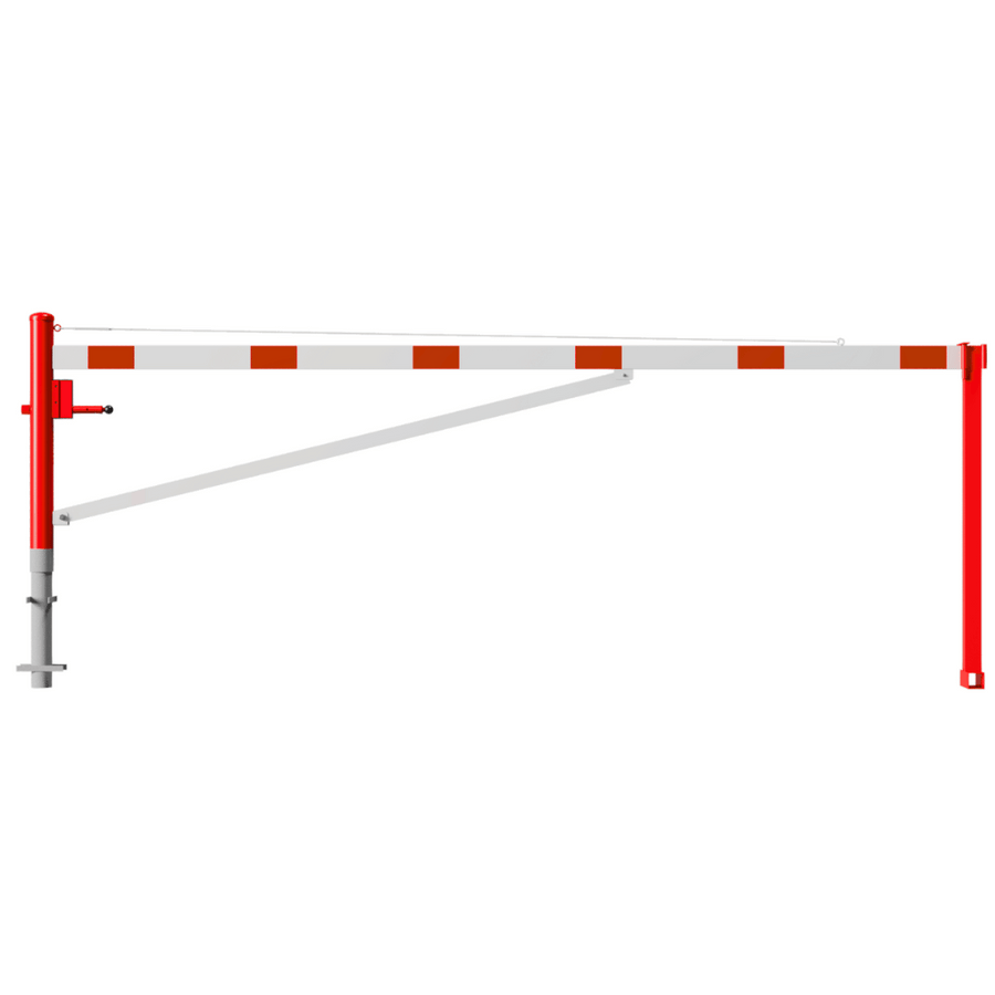 Draaiboom | 300-600 cm | Voor betonverankering met 2 vangpalen