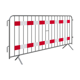 Dranghek 18 spijlen | 248 x 110 cm | Gegalvaniseerd met reflectie