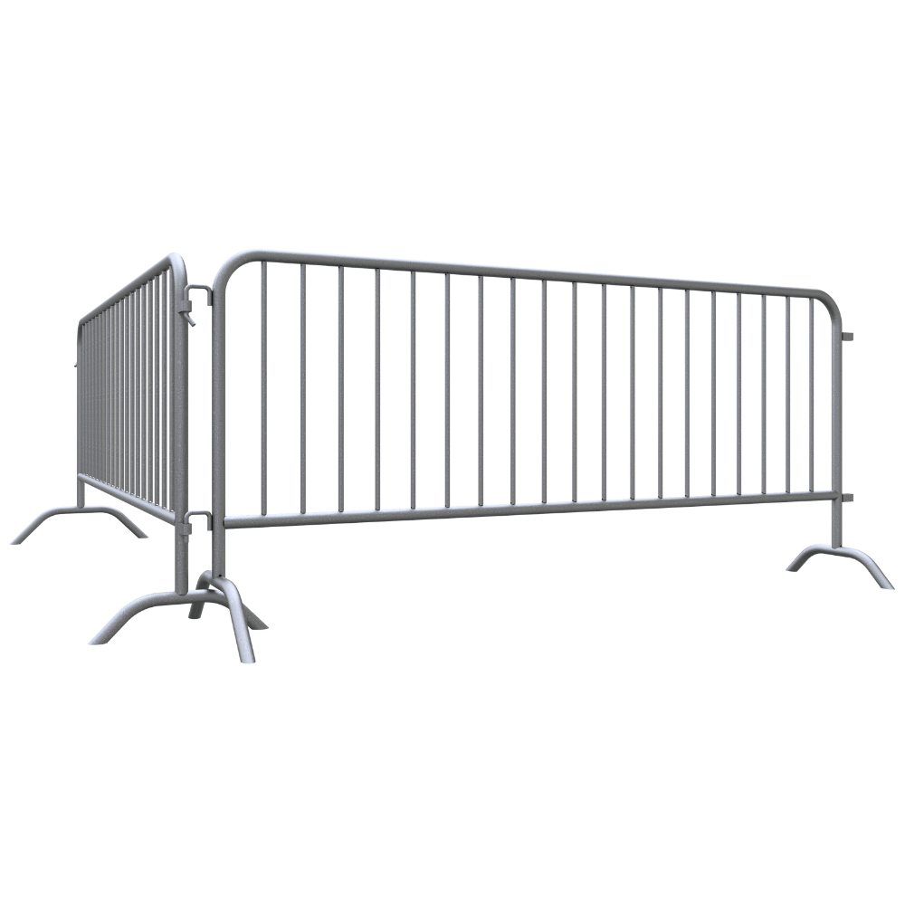 Dranghek 19 spijlen | 250 x 110 cm | Gegalvaniseerd met koppeling