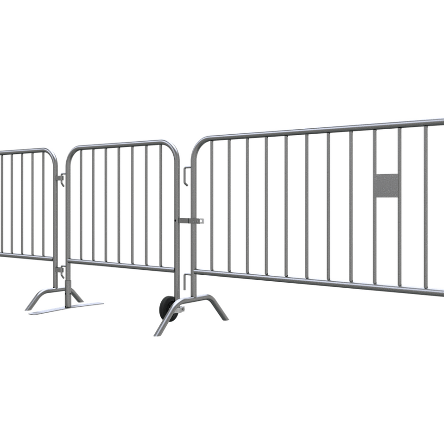 Dranghek 18 spijlen | 250 x 110 cm | Gegalvaniseerd met koppeling