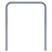 Verzinkt stalen fietsbeugel Ø48 mm, 1000x1200 mm, voor betonverankering.