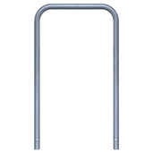 Verzinkt stalen fietsbeugel Ø48 mm, 700x1200 mm, voor betonverankering, zonder tussenbuis.