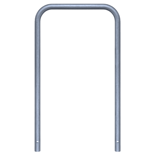 Fietsbeugel Ø48 mm | Verzinkt staal | Voor verankering in beton | Zonder tussenbuis