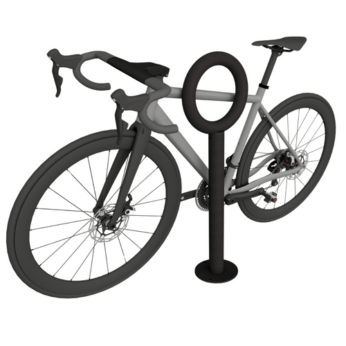 Fietsbeugel design | Buis Ø60 / 48 mm | Antraciet BD703 fijn structuur