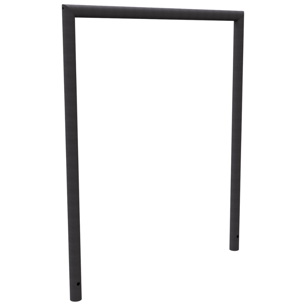Fietsbeugel design | Buis Ø48 mm | Verzinkt of antraciet BD703 fijn structuur
