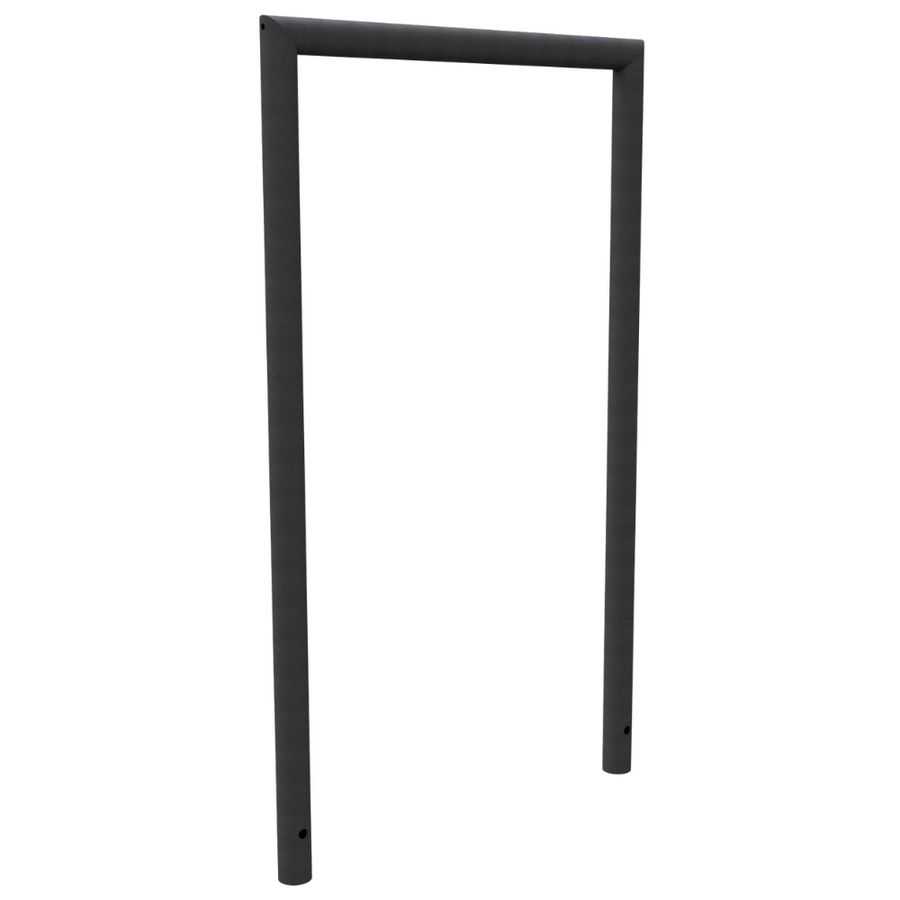 Fietsbeugel design | Buis Ø48 mm | Verzinkt of antraciet BD703 fijn structuur
