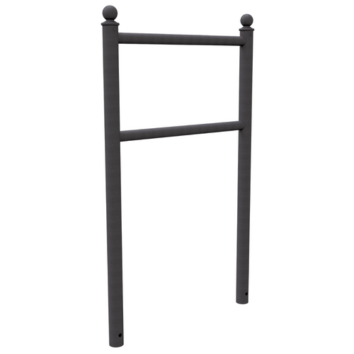 Fietsbeugel design | Buis Ø60 / 42 mm | Verzinkt of antraciet BD703 fijn structuur