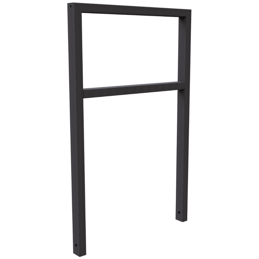 Fietsbeugel design | Koker 60x40 mm | Verzinkt of antraciet BD703 fijn structuur