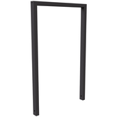 Antraciet DB 703 fietsbeugel, 750 mm, koker 60x40 mm, zonder tussenligger.