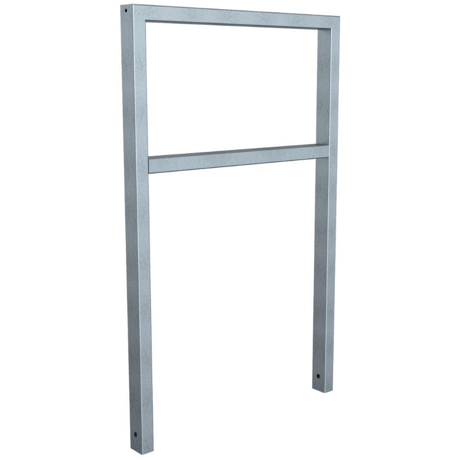 Fietsbeugel design | Koker 60x40 mm | Verzinkt of antraciet BD703 fijn structuur