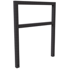 Fietsbeugel design | Koker 60x60 mm | Verzinkt of antraciet BD703 fijn structuur
