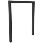 Fietsbeugel design | Koker 60x60 mm | Verzinkt of antraciet BD703 fijn structuur