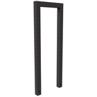 Fietsbeugel design | Koker 60x60 mm | Verzinkt of antraciet BD703 fijn structuur