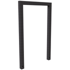 Fietsbeugel design | Koker 60x60 mm | Verzinkt of antraciet BD703 fijn structuur