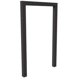Fietsbeugel design | Koker 60x60 mm | Verzinkt of antraciet BD703 fijn structuur