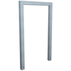 Fietsbeugel design | Koker 60x60 mm | Verzinkt of antraciet BD703 fijn structuur