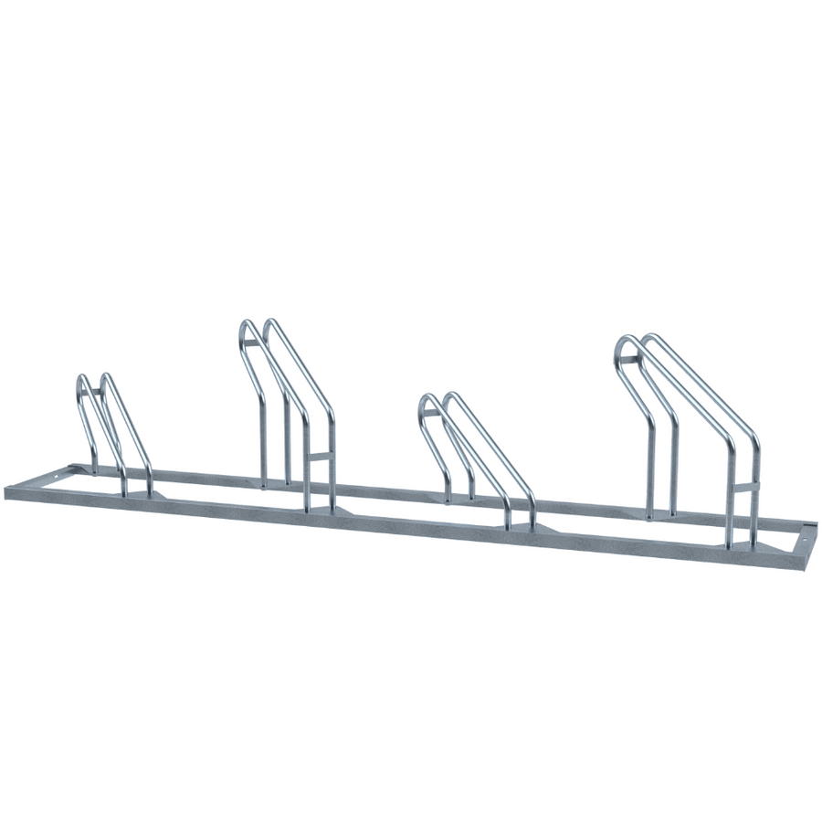 Fietsenrek links of rechts | Verzinkt staal | Voor 2 tot 4 fietsen