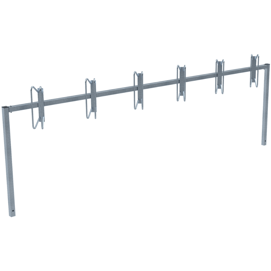 Fietsenrek serie parkeren | Verzinkt staal | Voor verankering in beton