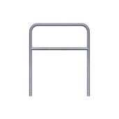 Verzinkt stalen fietssluis hek (Ø48 mm), 1000x1200 mm, voor in beton verankering.