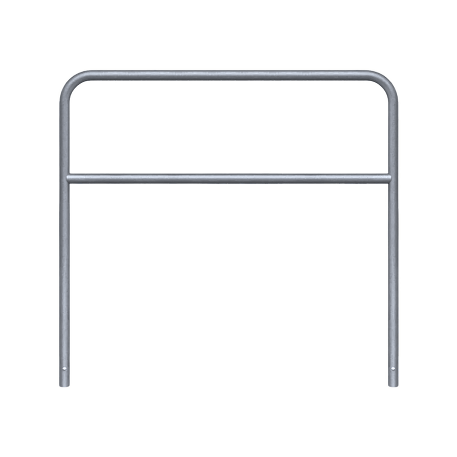 Fietssluis hek Ø48 mm | Breedte opties | Verzinkt staal | In beton verankeren