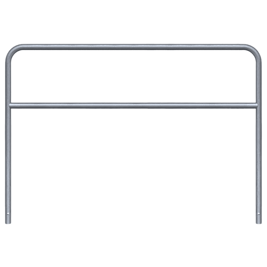 Fietssluis hek Ø48 mm | Breedte opties | Verzinkt staal | In beton verankeren