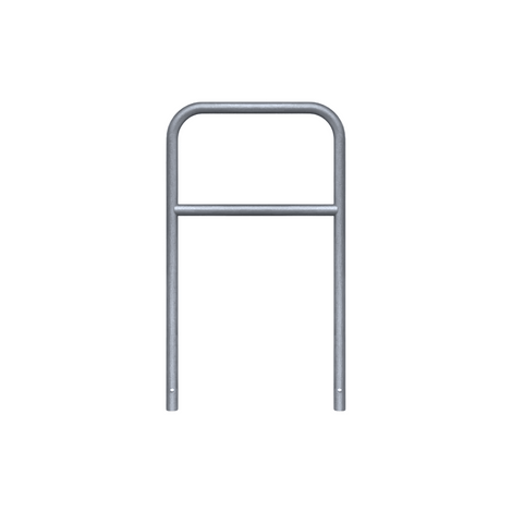 Verzinkt stalen fietssluis hek, Ø48 mm, 700x1200 mm, voor betonverankering.