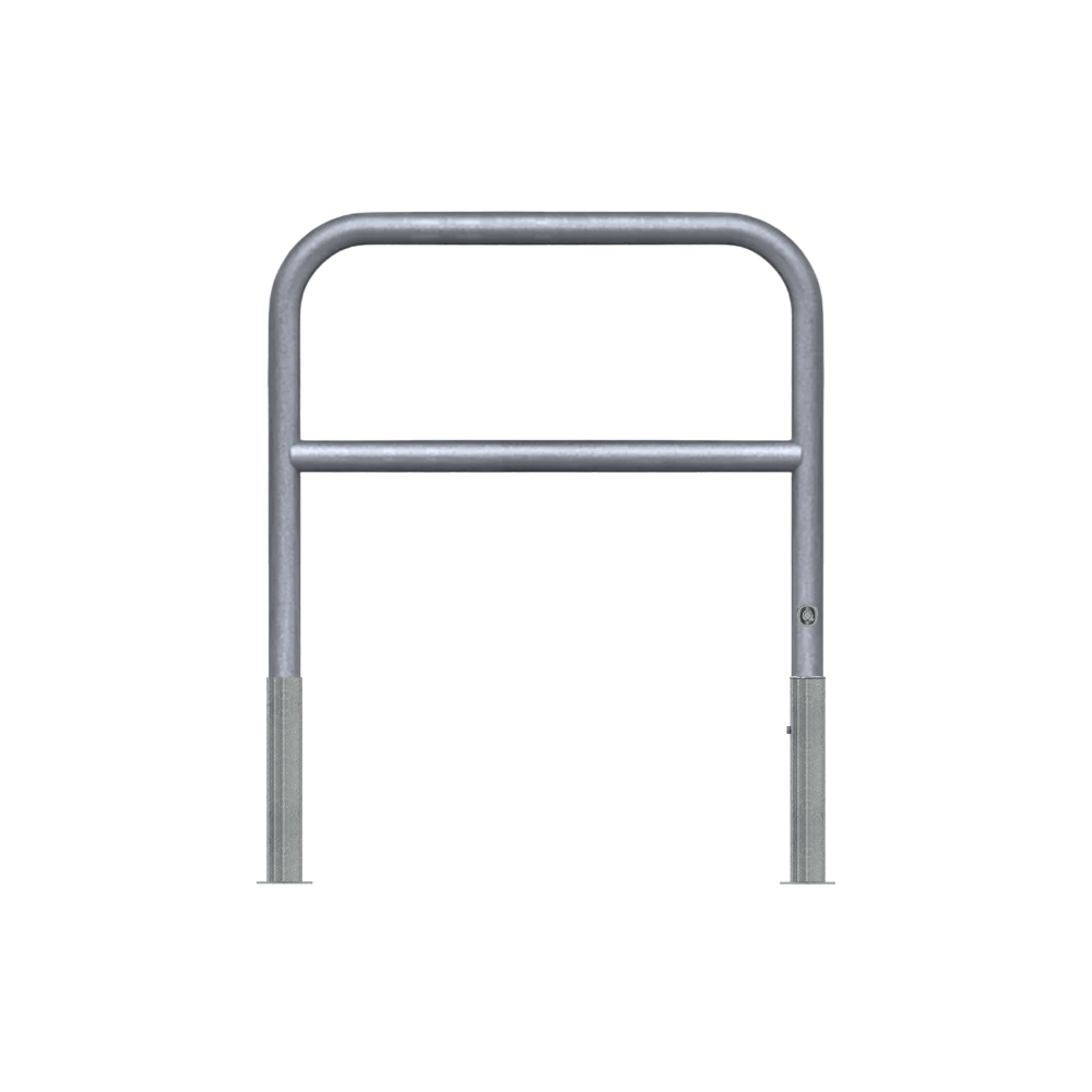 Fietssluis hek Ø60 mm | Uitneembaar met slot | Breedte opties | Verzinkt staal