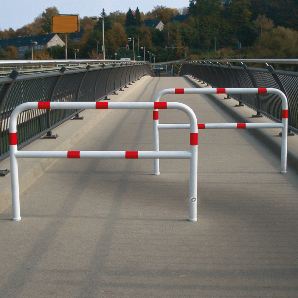 Fietssluis hek Ø60 mm | Uitneembaar met slot | Breedte opties | Verzinkt staal