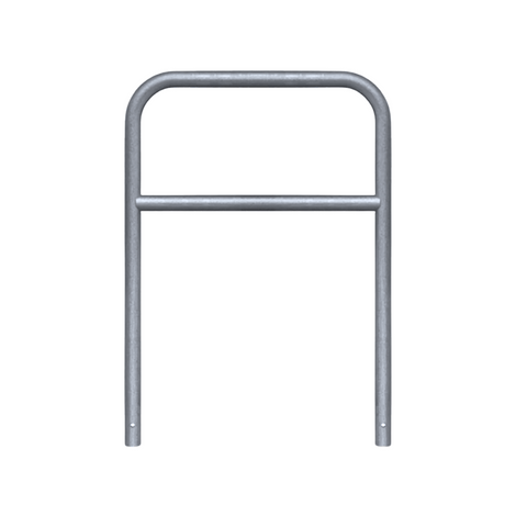 Verzinkt stalen fietssluis hek (1000 x 1400 mm) met Ø60 mm buis, voor betonverankering.