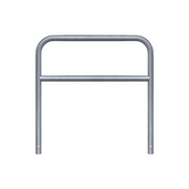 Verzinkt stalen fietssluis hek (Ø60 mm, 1200x1200 mm) voor betonverankering.